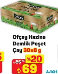 OFÇAY HAZİNE DEMLİK POŞET ÇAY 30X8 G OFÇAY HAZİNE DEMLİK POŞET ÇAY 30X8 G